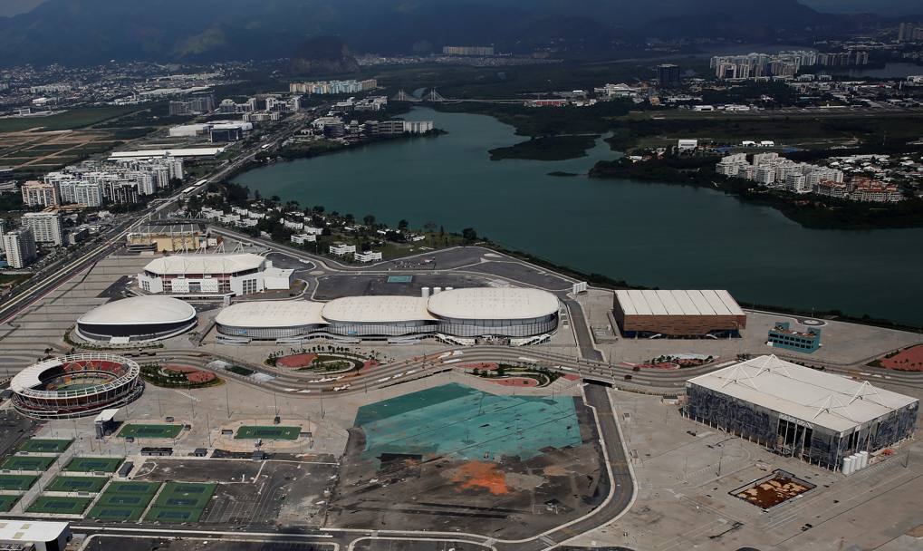Ecco come si presenta oggi il Parco Olimpico di Rio: faticano a trovare gestori il velodromo, il centro del tennis e due palazzetti. Reuters